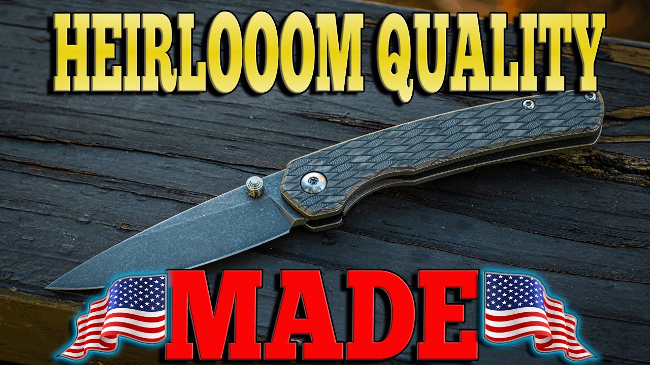 The NO NONSENSE USA Made PURE EDC KNIFE