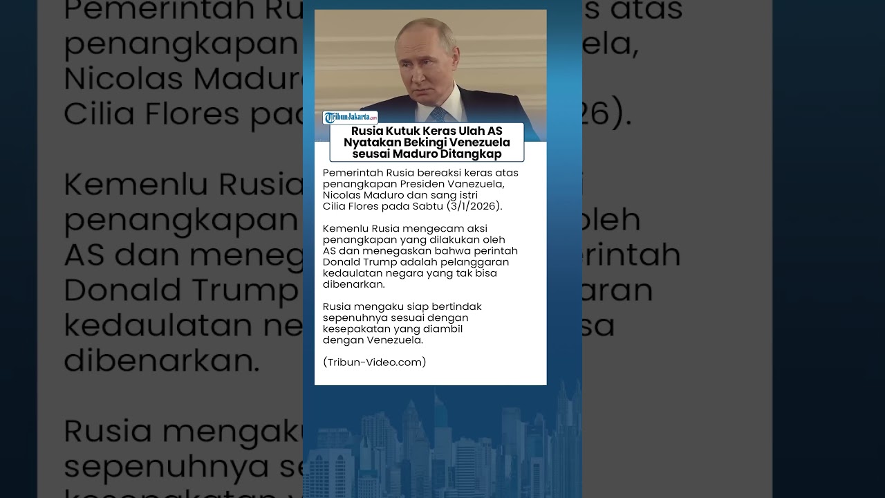 Rusia Kecam AS Tangkap Maduro, Siap Kerahkan Rudal Balistik Bekingi Venezuela