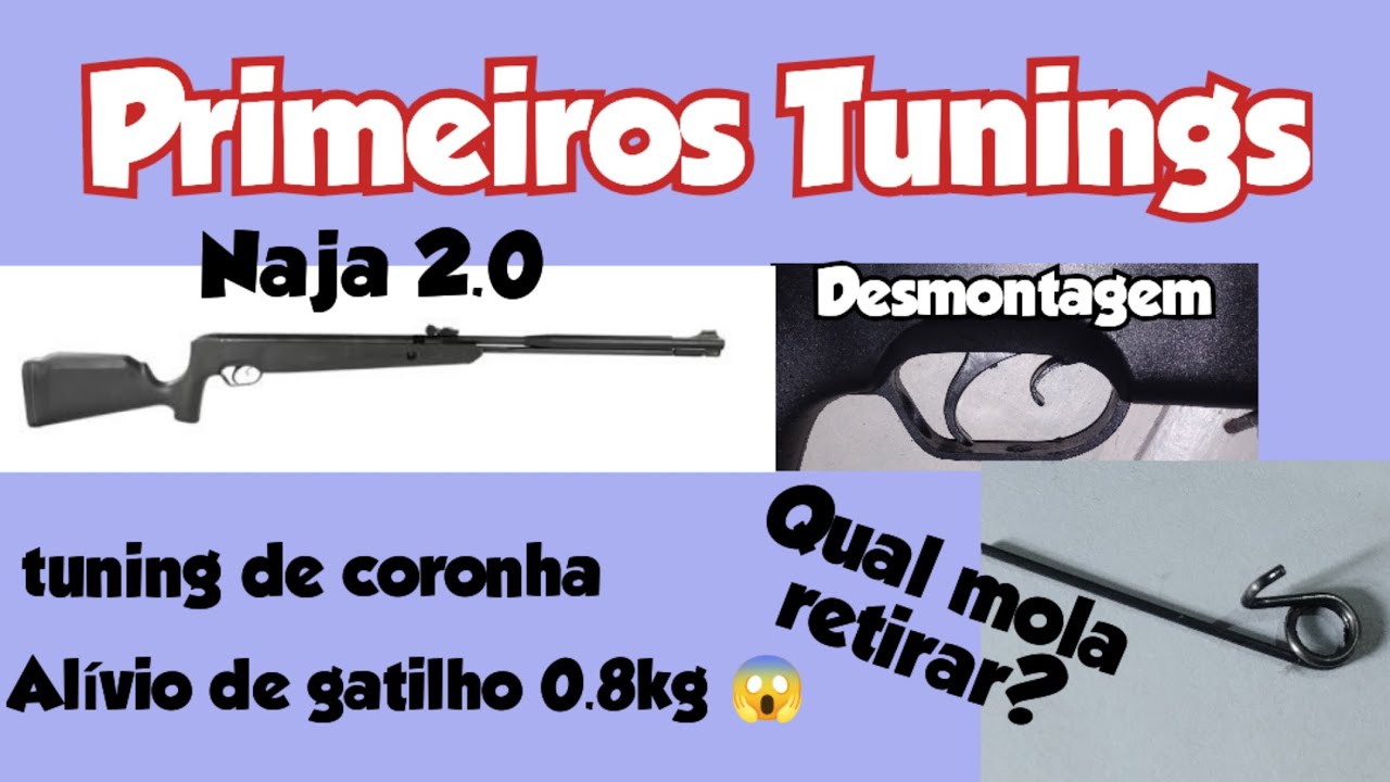 TAG Naja - Tudo sobre o gatilho e peso na coronha