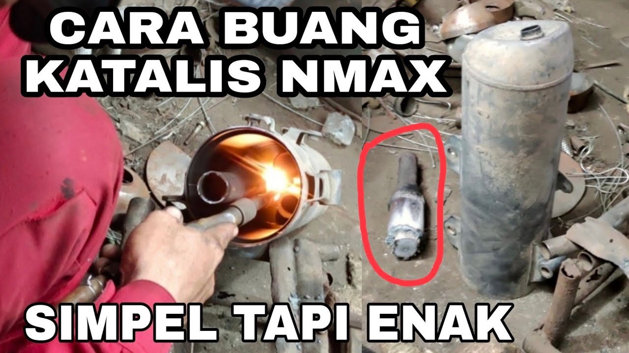 TIPS SIMPEL DAN PLONG SERTA BUAT RINGAN TARIKAN MESIN // CARA BOBOK BUANG KATALIS NMAX