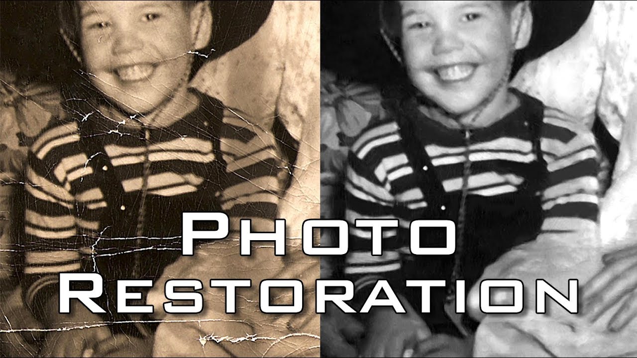 Photoshop Photo Restoration: How to Repair & Restore Old, Damaged Black & White Photos