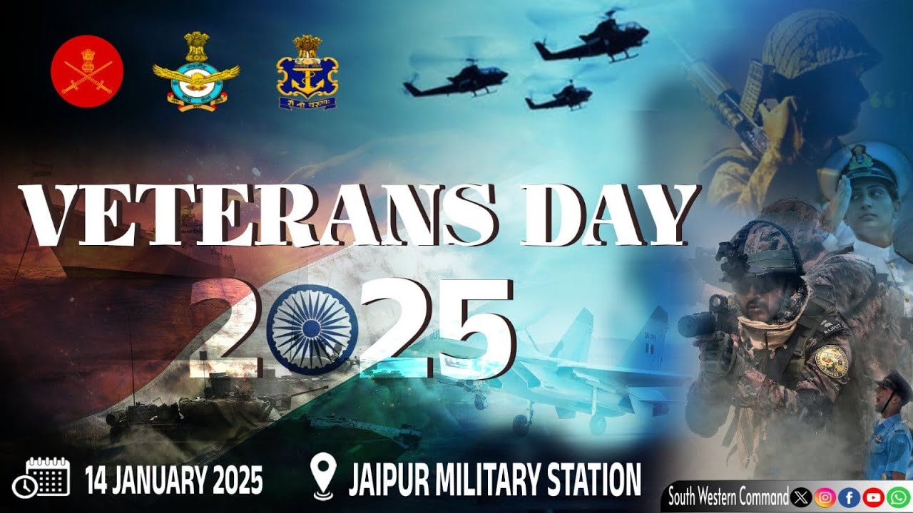 VETERANS DAY 2025 - SOUTH WESTERN COMMAND - LIVE STREAM ON 14 JANUARY 2025