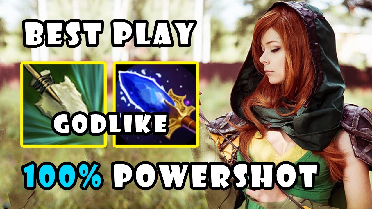 Best Plays Roaming Support Windranger 100% Powershot with GODLIKE Game | Dota 2 Gameplay 7.40