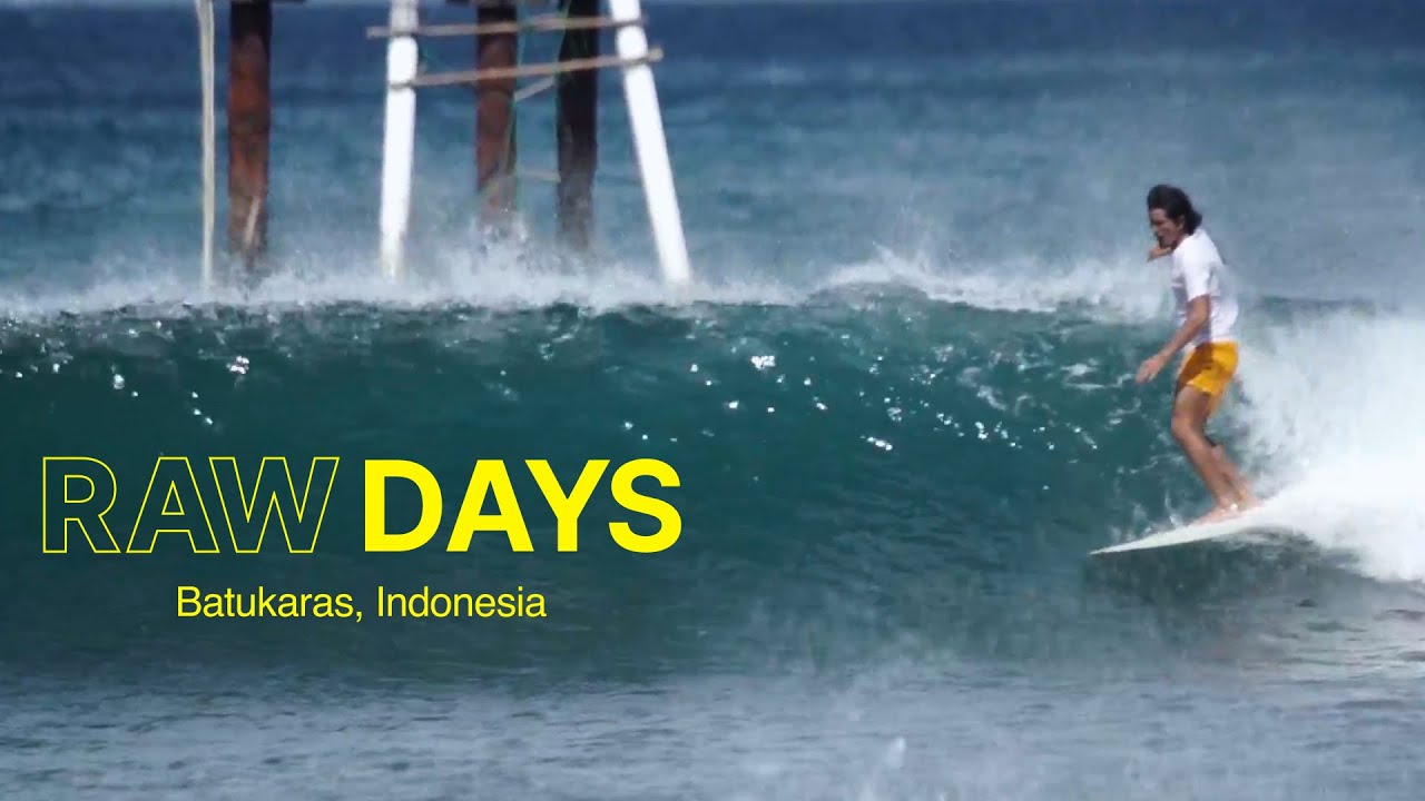 RAW DAYS | Indonesia | Longboard session with Harrison Roach & Husni Ridhwan