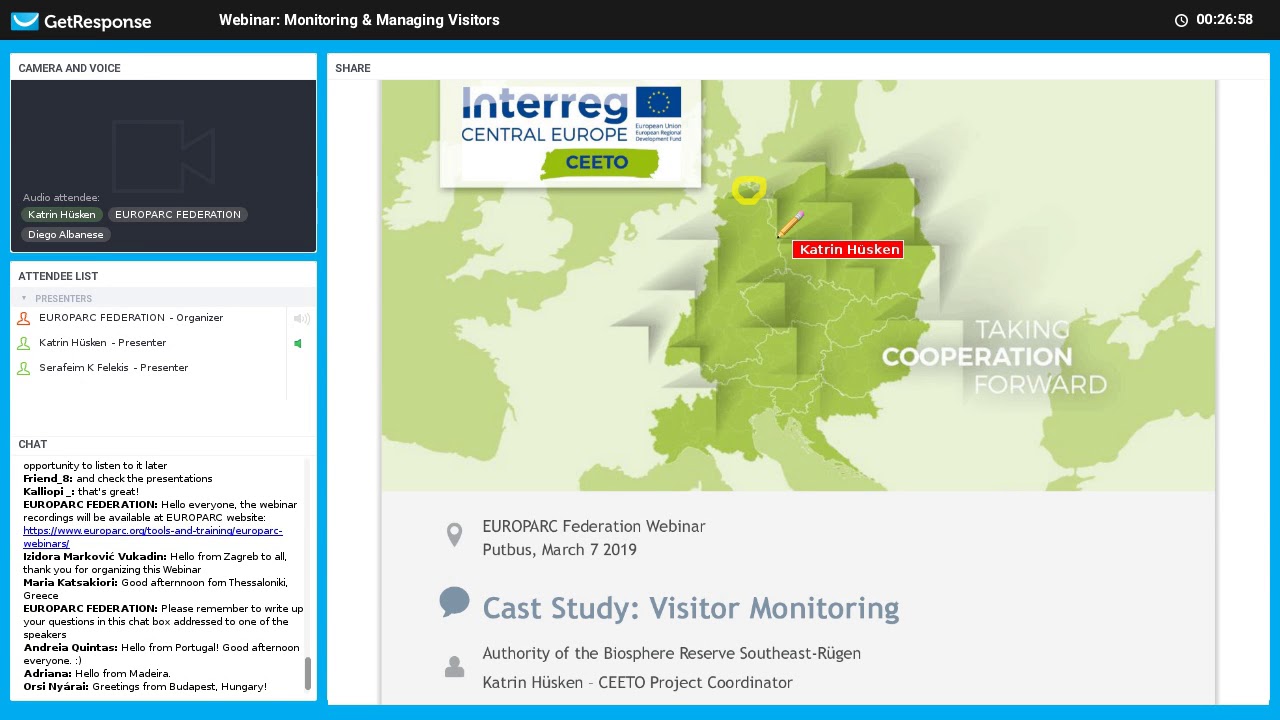 Webinar: Managing and Monitoring Tourist in Protected Areas