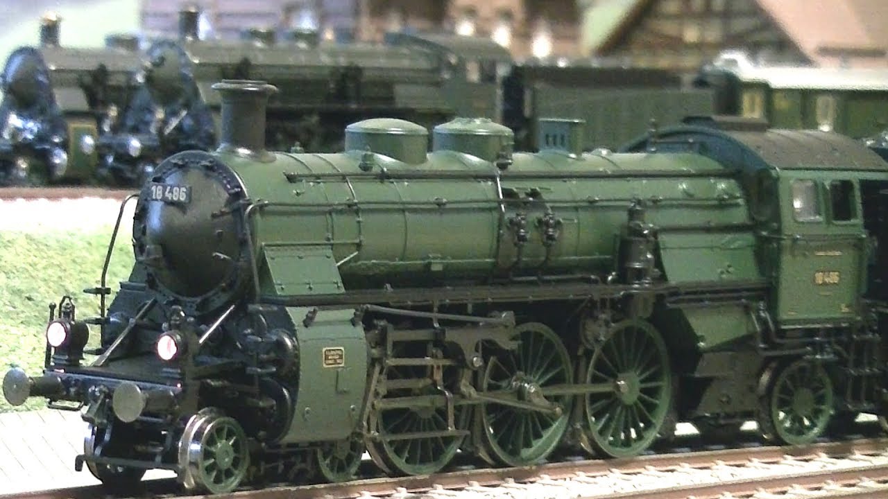 S3/6 BR18.4 DRG Fleischmann mit Sound, Karwendel-Express Liliput Spur HO
