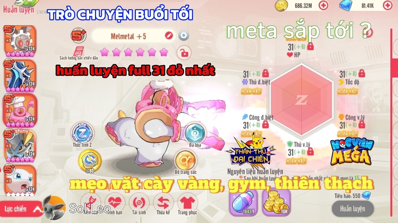 Trò chuyện buổi tối sà lơ về một số tính năng trong game | Thần thú đại chiến - Học viện mega . 