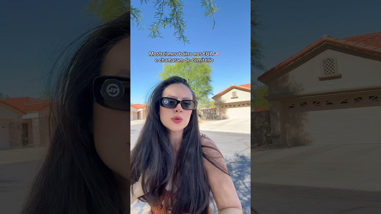 Falaram que eu moro no cemit&eacute;rio🇺🇸 #brasileiranoseua #vidanoseua #culturaamericana