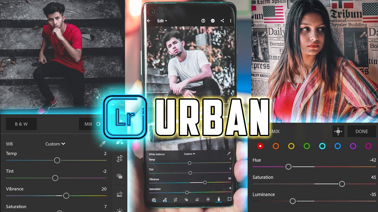 How To Edit Urban Photography & Free Preset | Free Lightroom Preset DNG