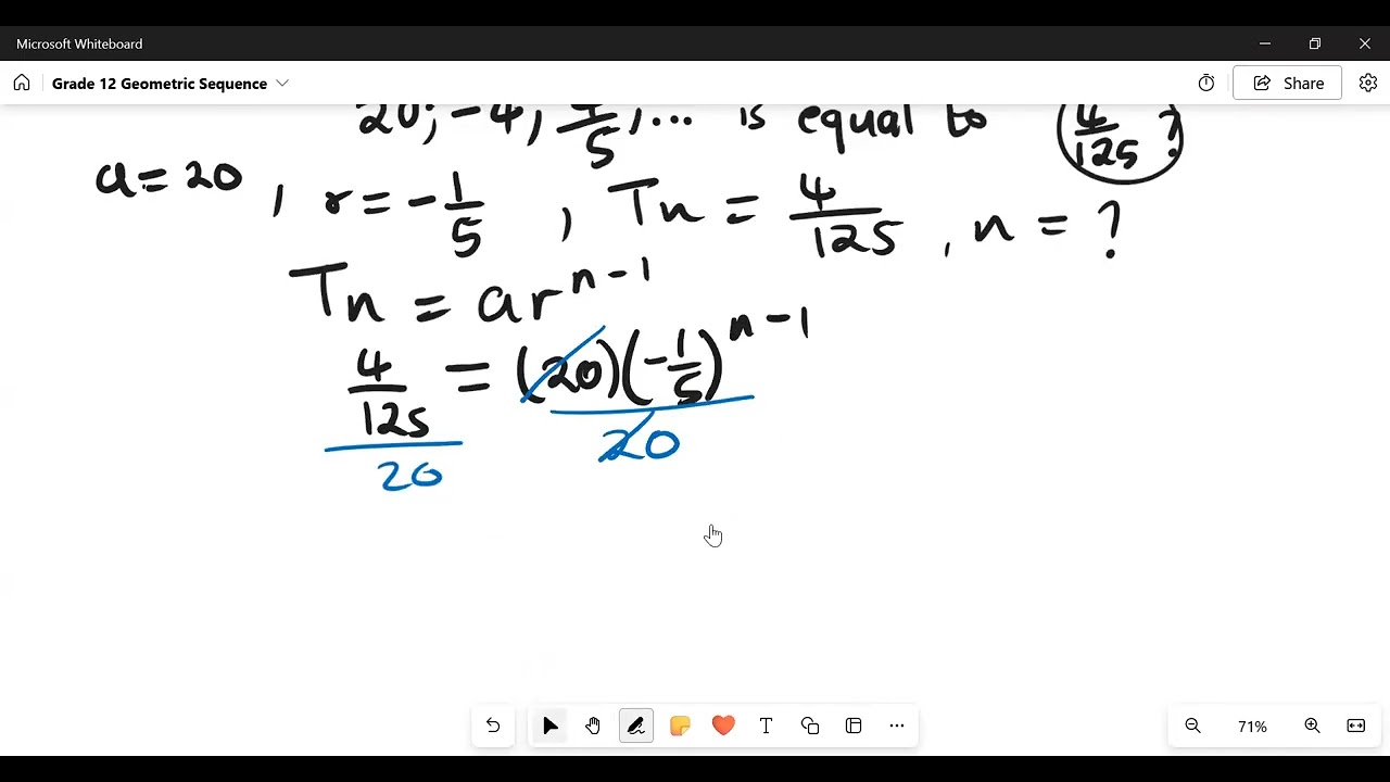 Grade 12 Geometric Sequence