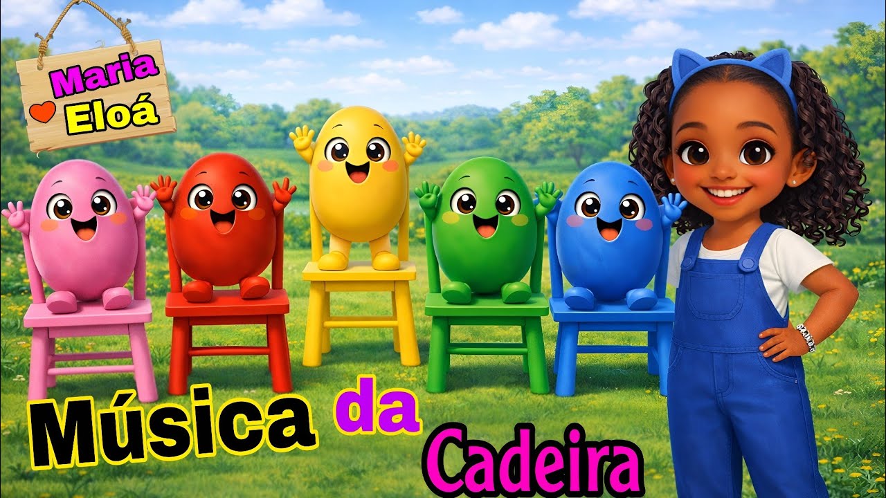 Dancinha da Cadeira | Aprendendo cores com Ovinho Colorido 🎉 | M&uacute;sica Infantil 🎶 | Maria Elo&aacute; Songs