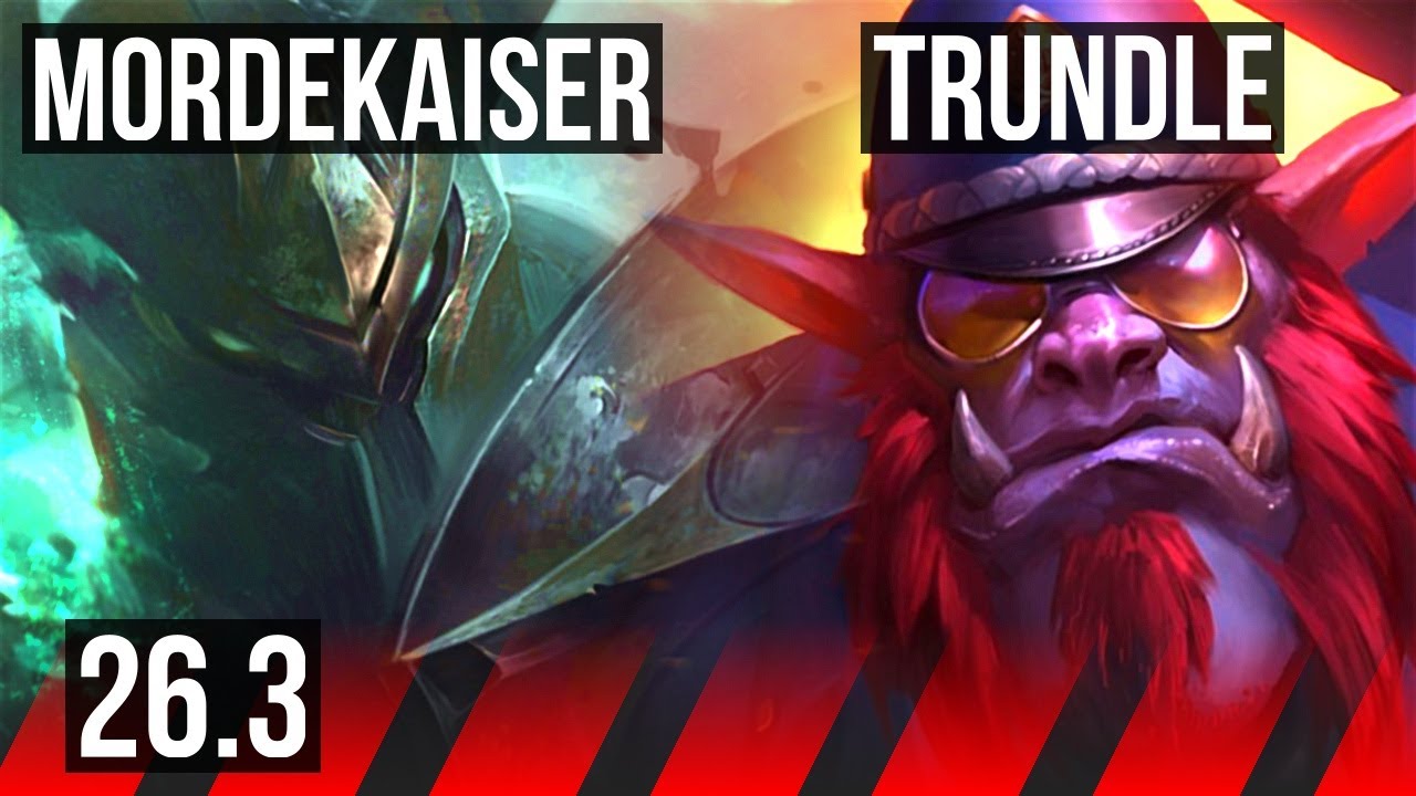 MORDEKAISER vs TRUNDLE (TOP) | Perfect KDA: 14/0/5 | EUW Master | 26.3