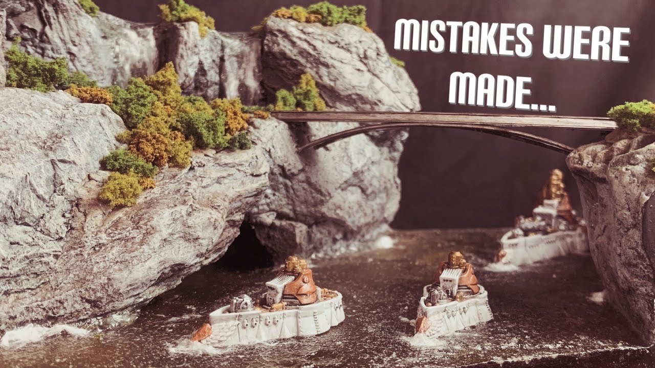 Tiny warships diorama - White Russians | Dystopian Wars