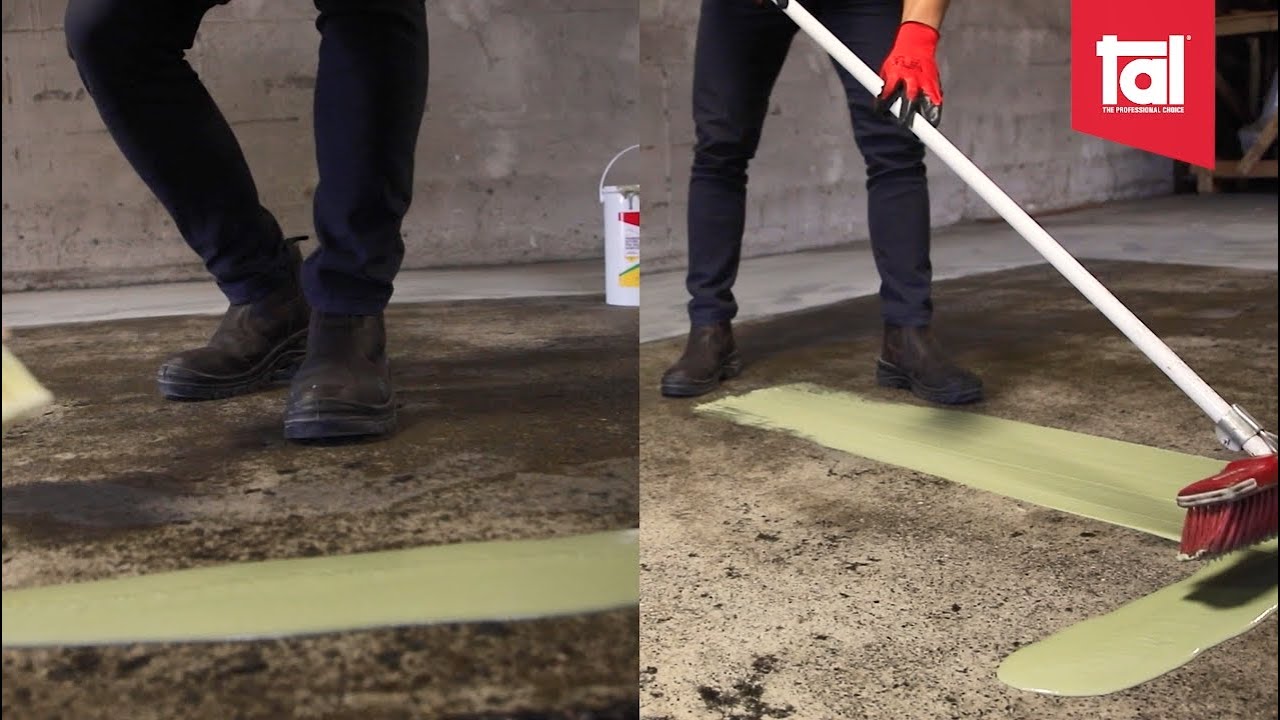 How to level a concrete floor - Part 3 Priming