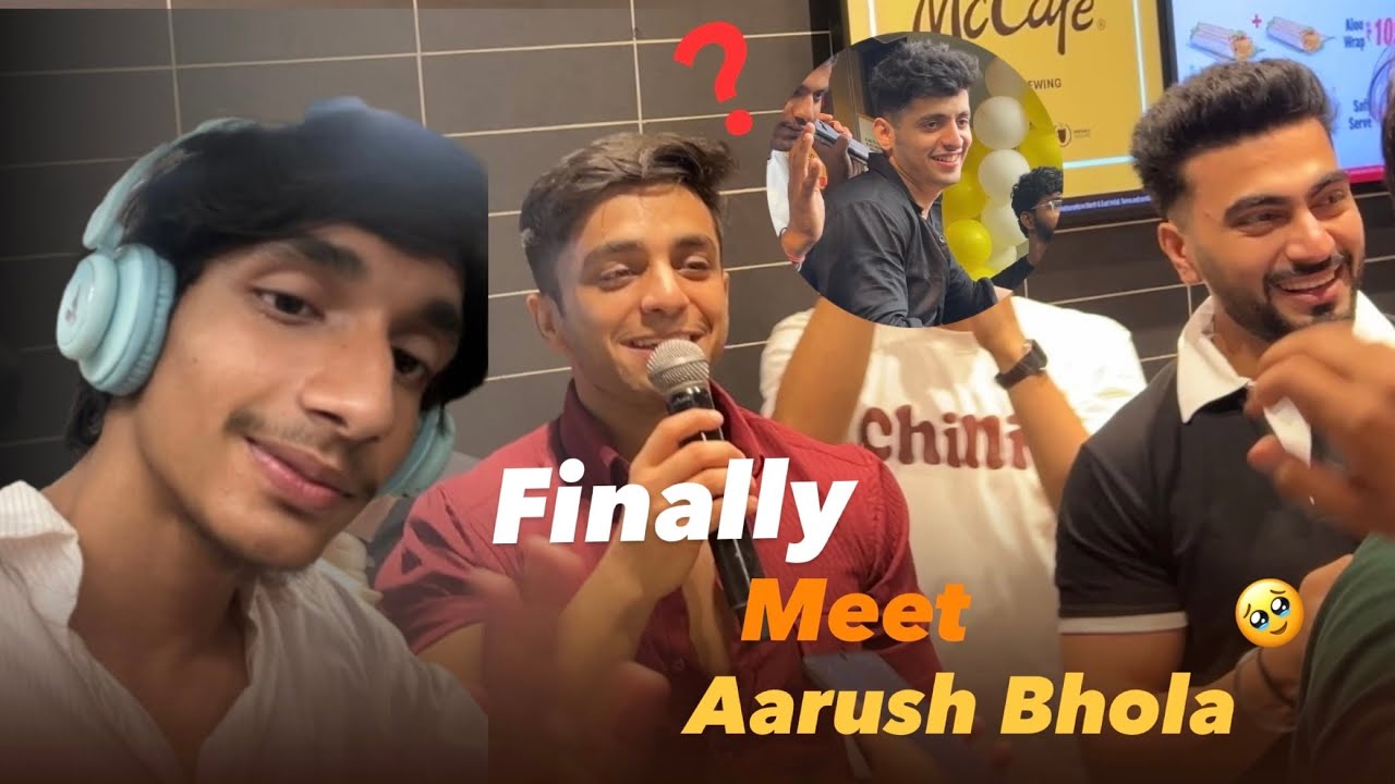 “Aakhir Mil Hi Gaye Aarush Bhola Se 😭🤣 | Funniest Meetup Ever!” ​⁠@aarushbhola17 #mayannkvlogs