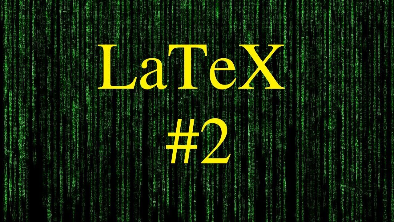 LaTeX, TeXstudio. Шрифты и структура документа