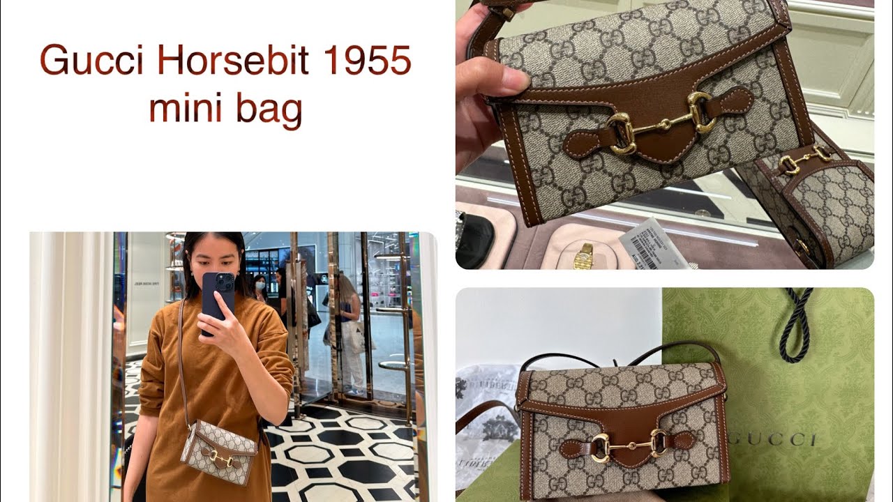 Đập hộp Gucci Horsebit 1955 mini bag