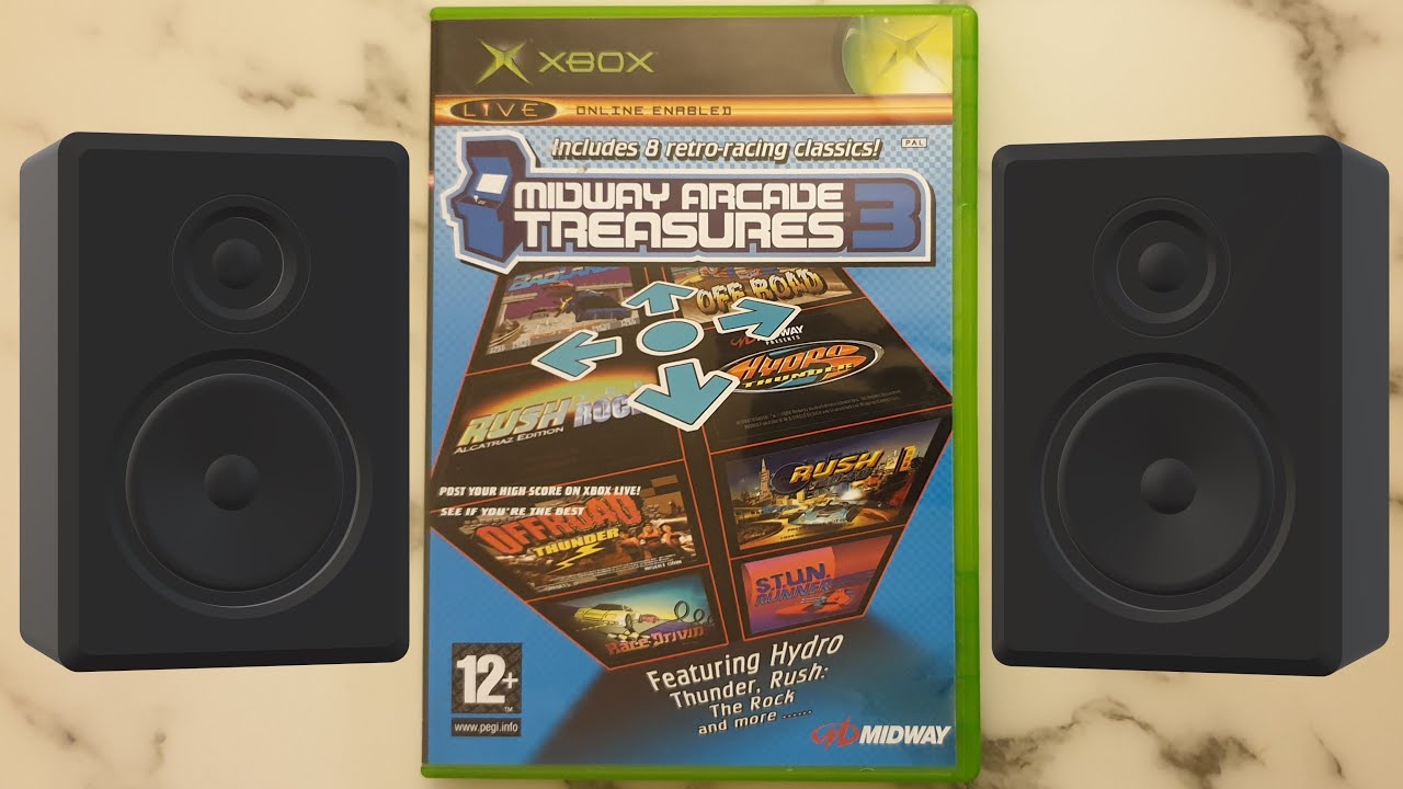 Video/Computer Game Music 1750 | Midway Arcade Treasures 3-Track Credits | X Box