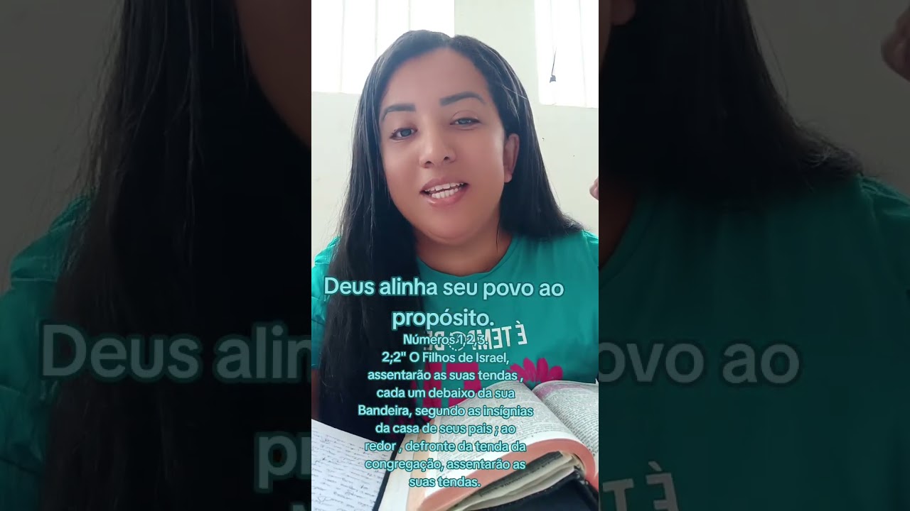  Deus alinha seu povo ao propósito.Números 1,2,3.