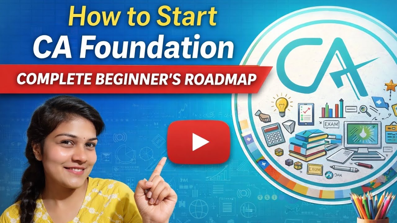 How to Start Preparing for CA Foundation 2026 | Complete Beginner Roadmap  