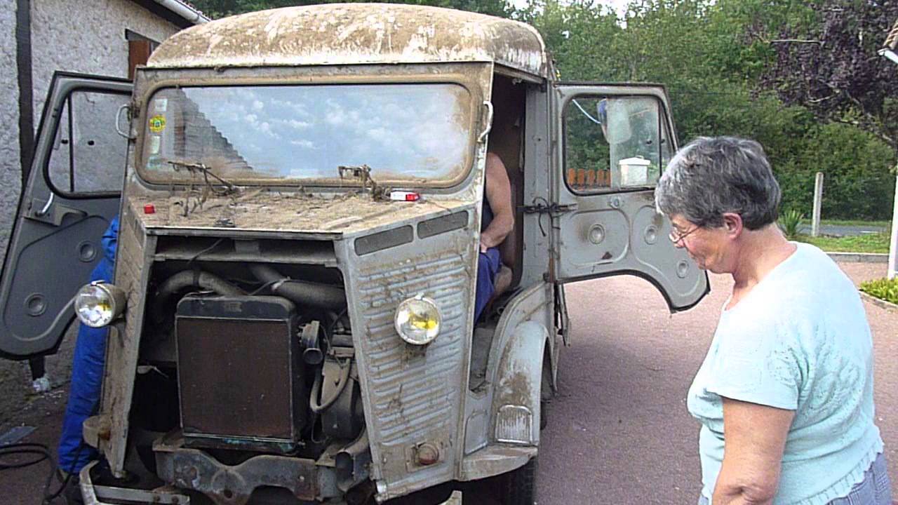 HY CITROEN  DEMARRAGE APRES 11 ANS DE SOMMEIL