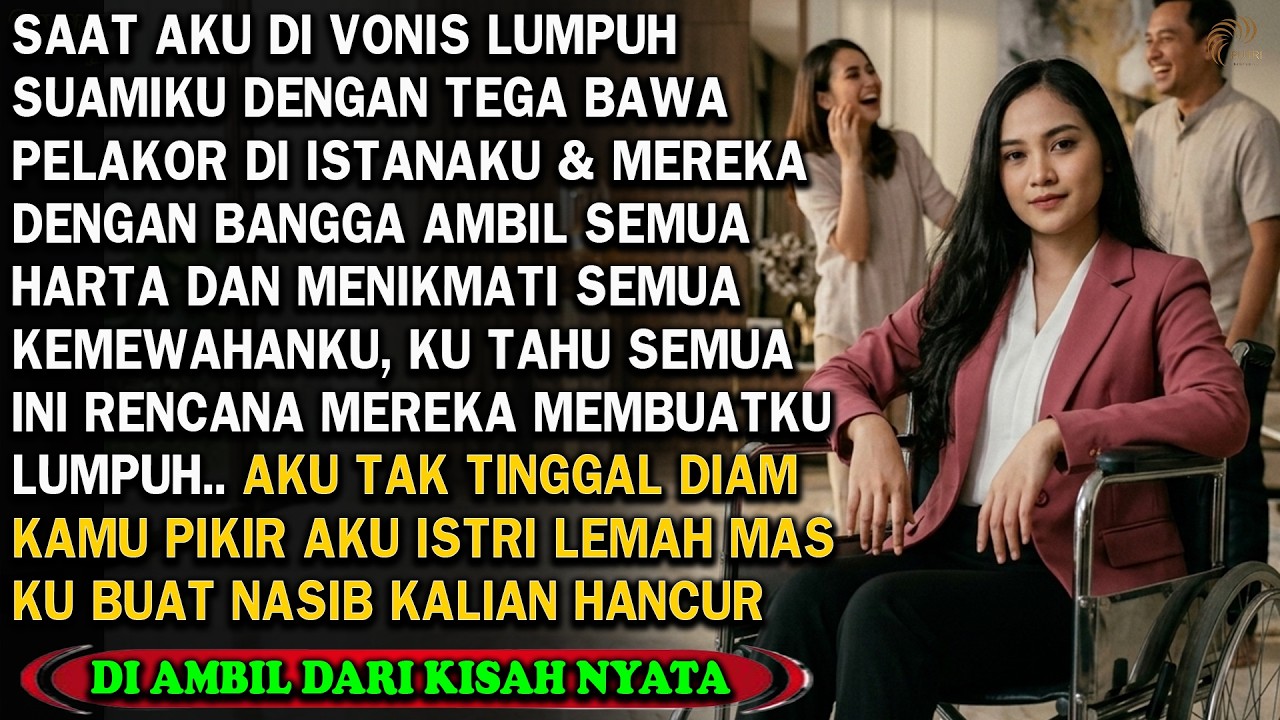 KISAH RUMAH TANGGA❗ SAAT AKU LUMPUH SUAMI TEGA BAWA PELAKOR KE RUMAH, KU BALAS DAN KU BUAT HANCUR