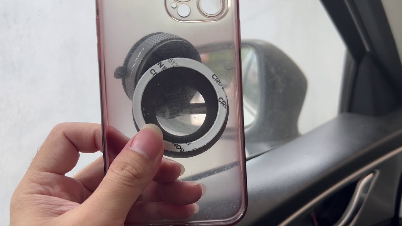 Reiview giá đỡ điện thoại K007 hít chân không và nam châm hút