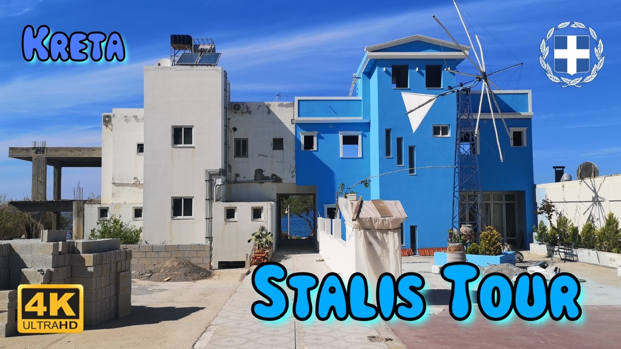🌴Stalis erkunden: Sonne, Gassen & Urlaubsfeeling ☀️🏖️🧿  🇬🇷  #greece #stalida #4k #walkingtour #creta