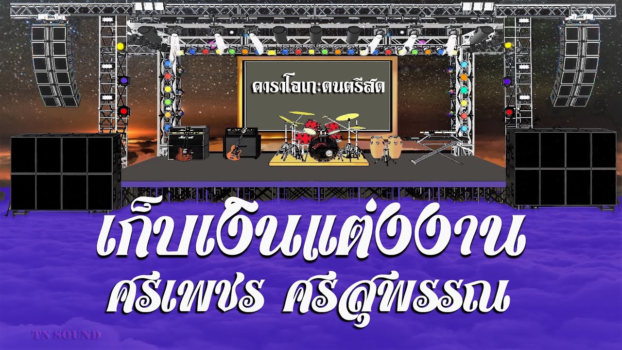 เก็บเงินแต่งงาน - ศรเพชร ศรสุพรรณ / คาราโอเกะดนตรีสด KARAOKE