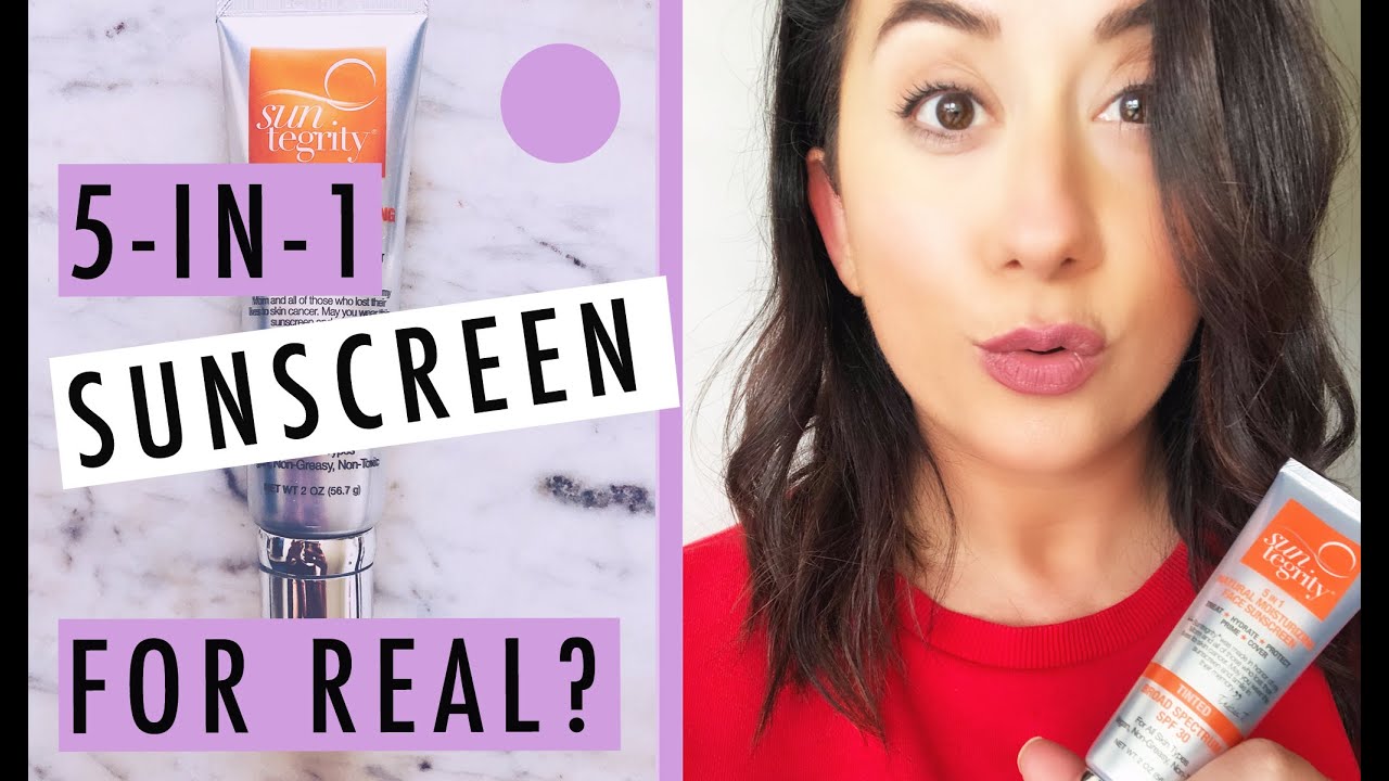 Trying out the SUNTEGRITY 5 in 1 Tinted FACE SUNSCREEN | Honest Review, Swatches, Demo