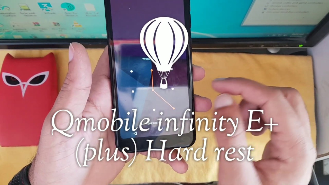 Qmobile infinity E+  (E plus) SPD Hard rest method