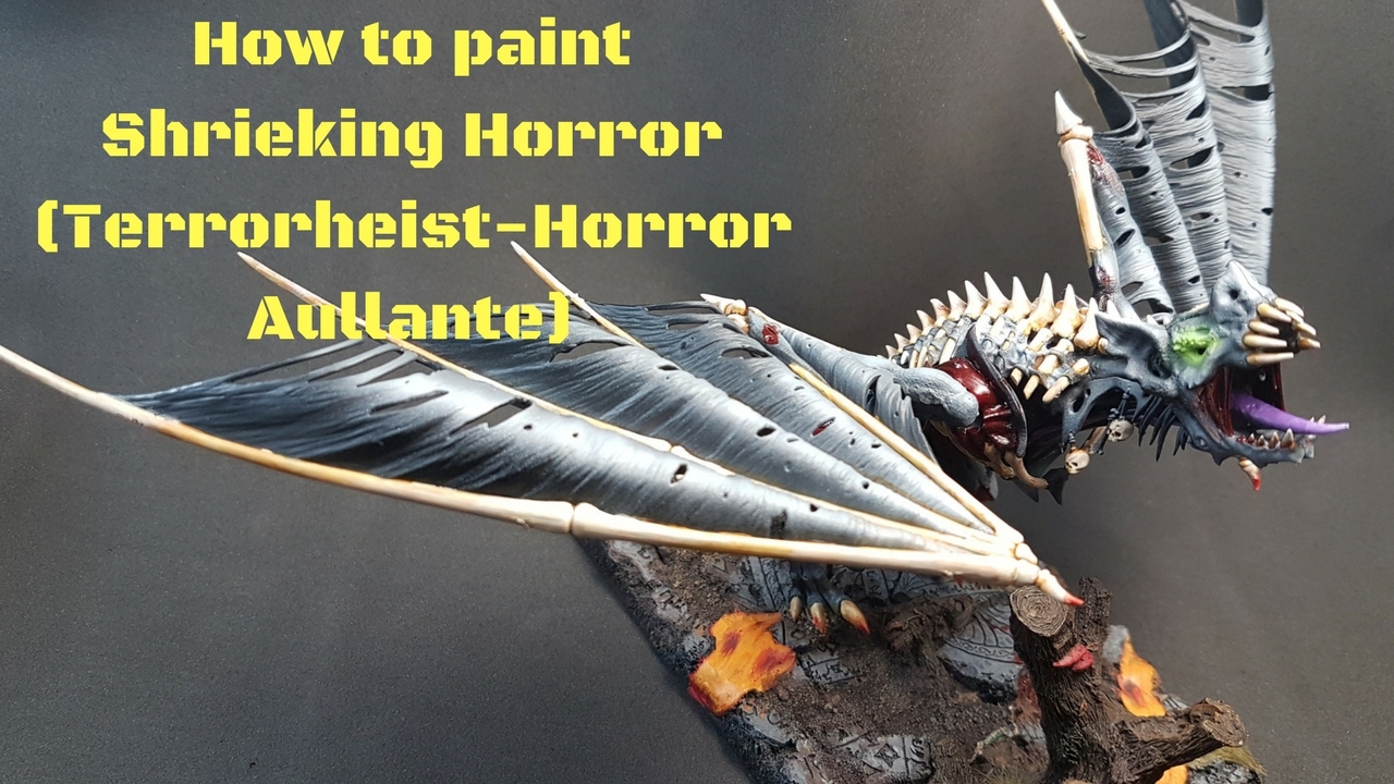 How to paint 🐉 Shrieking Horror (Terrorheist- Horror Aullante)🧟
