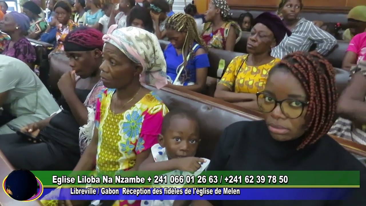 Tournée pastorale, réception de l'église Melen au siège de l'église Liloba à Libreville au Gabon.