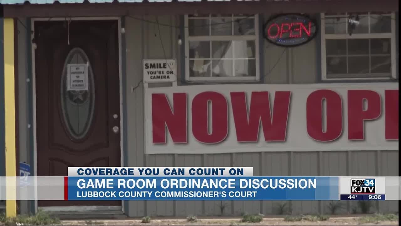 Lubbock County Commissioners to discuss amendments to Game Room Ordinance