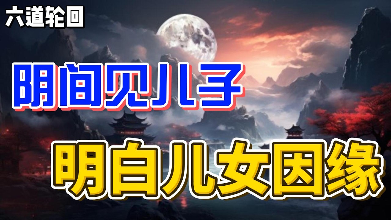 朝新论道：六道轮回(23) | 去阴间见儿子 | 明白儿女因缘