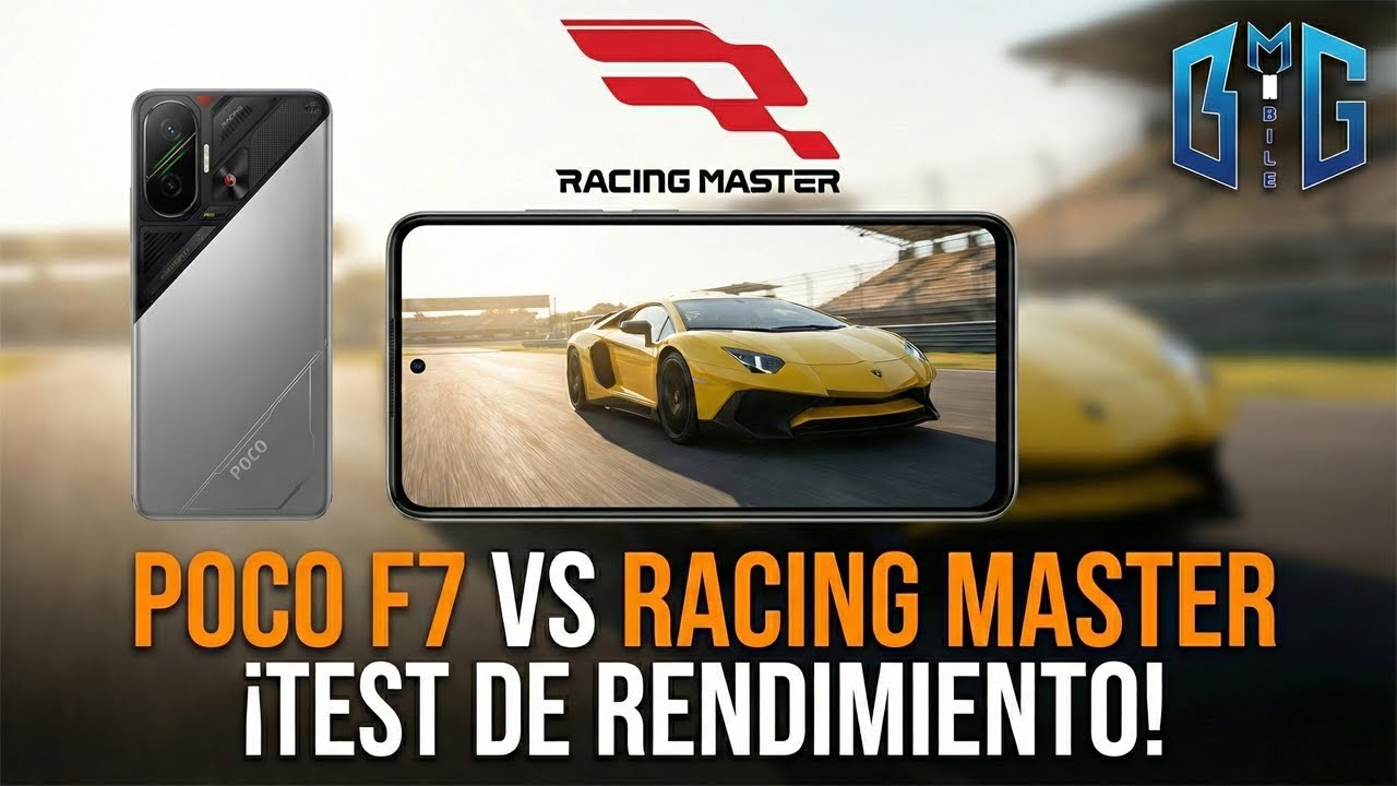 ¿Como va el Racing Master en el POCO F7? 🚘🔥 | Zona de testeo POCO F7