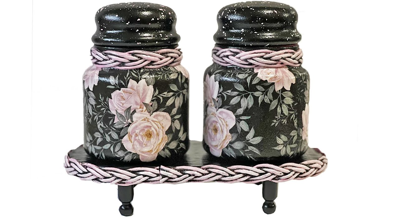 DIY VINTAGE JAR DECOR / VINTAGE DECORATION / JAR DECOR