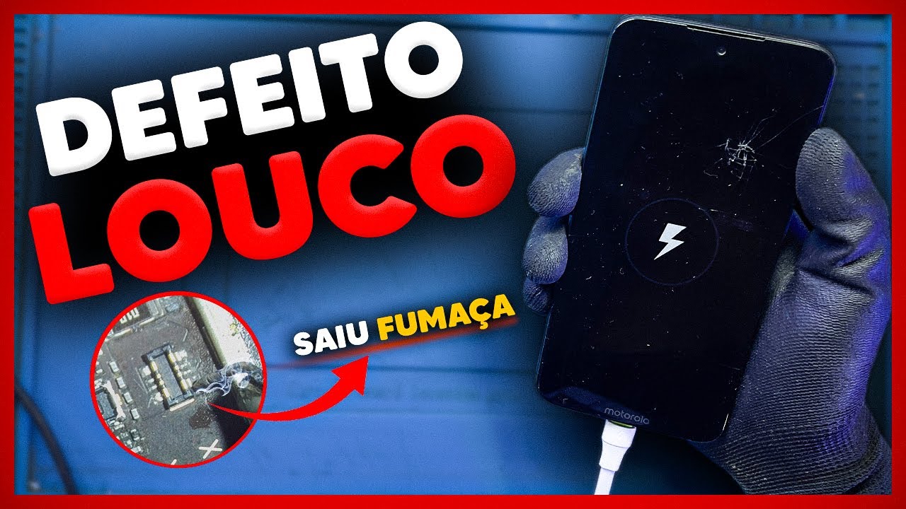 Moto G7 Plus Não Carrega Só Pisca no Raio! (Defeito Louco)