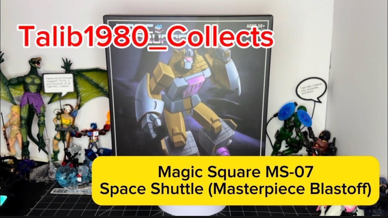 Magic Square MS-07Space Shuttle (Masterpiece Blastoff) Unboxing and Review