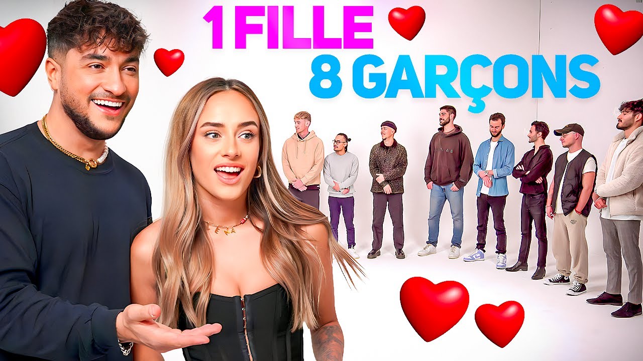 1 FILLE 8 GARÇONS avec LÉNA