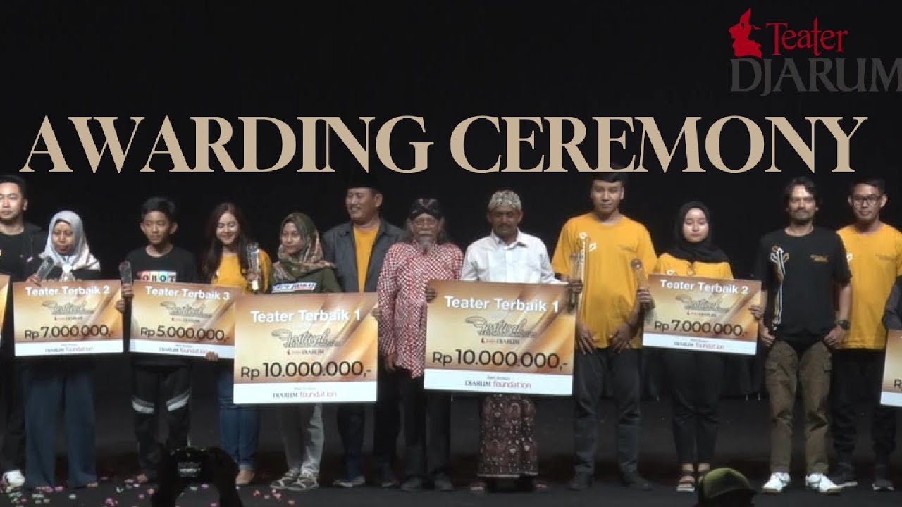 AWARDING CEREMONY | Festival Teater Pelajar XIII - Teater Djarum Awards 2023