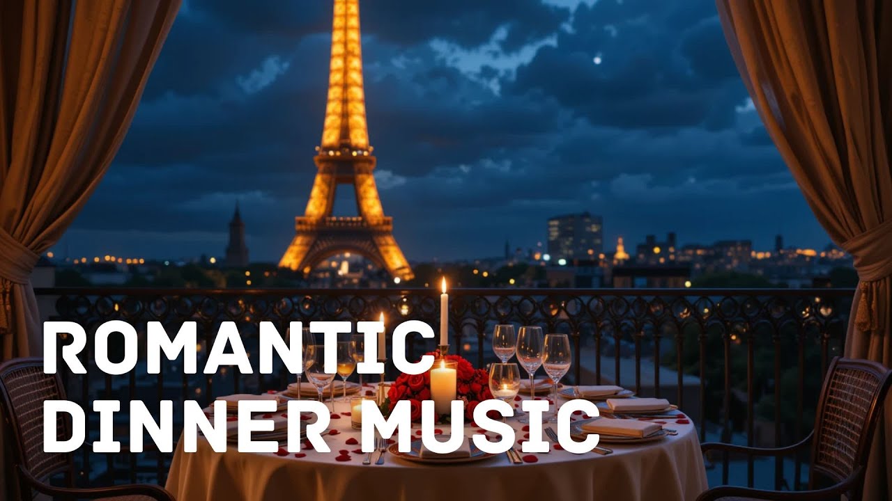 Romantic  Paris Dinner| Relaxing Jazz Saxophone for Luxury Dining Ambience