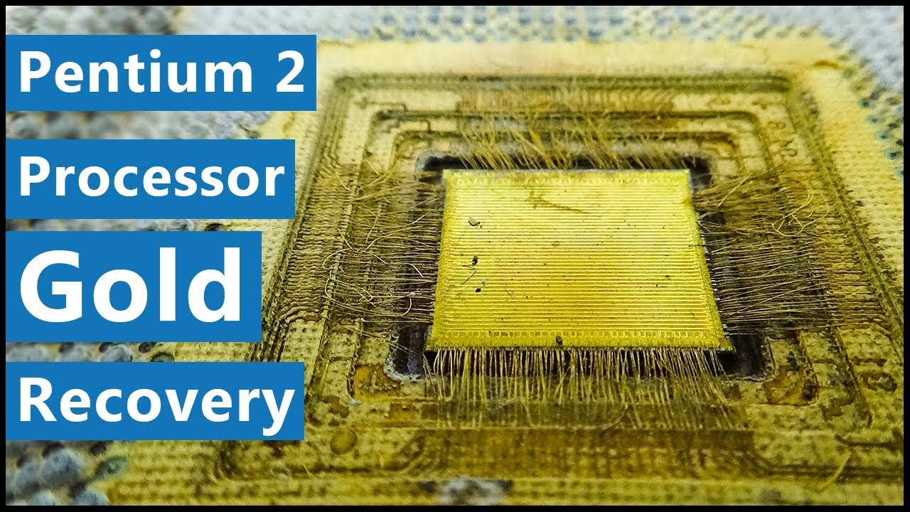 💰Make Money with Old Pentium 2 Processors | Old Computers Recycling | Gold Recovery