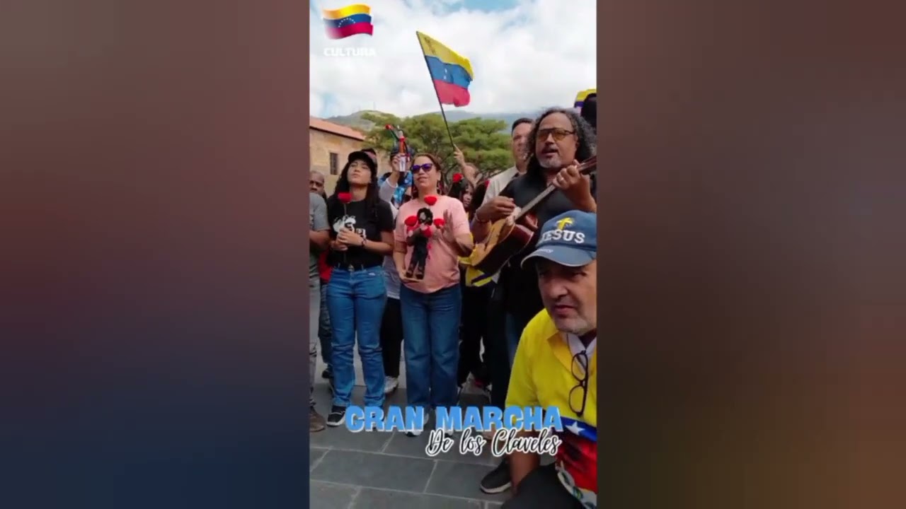 La Marcha de los claveles en Caracas 2026
