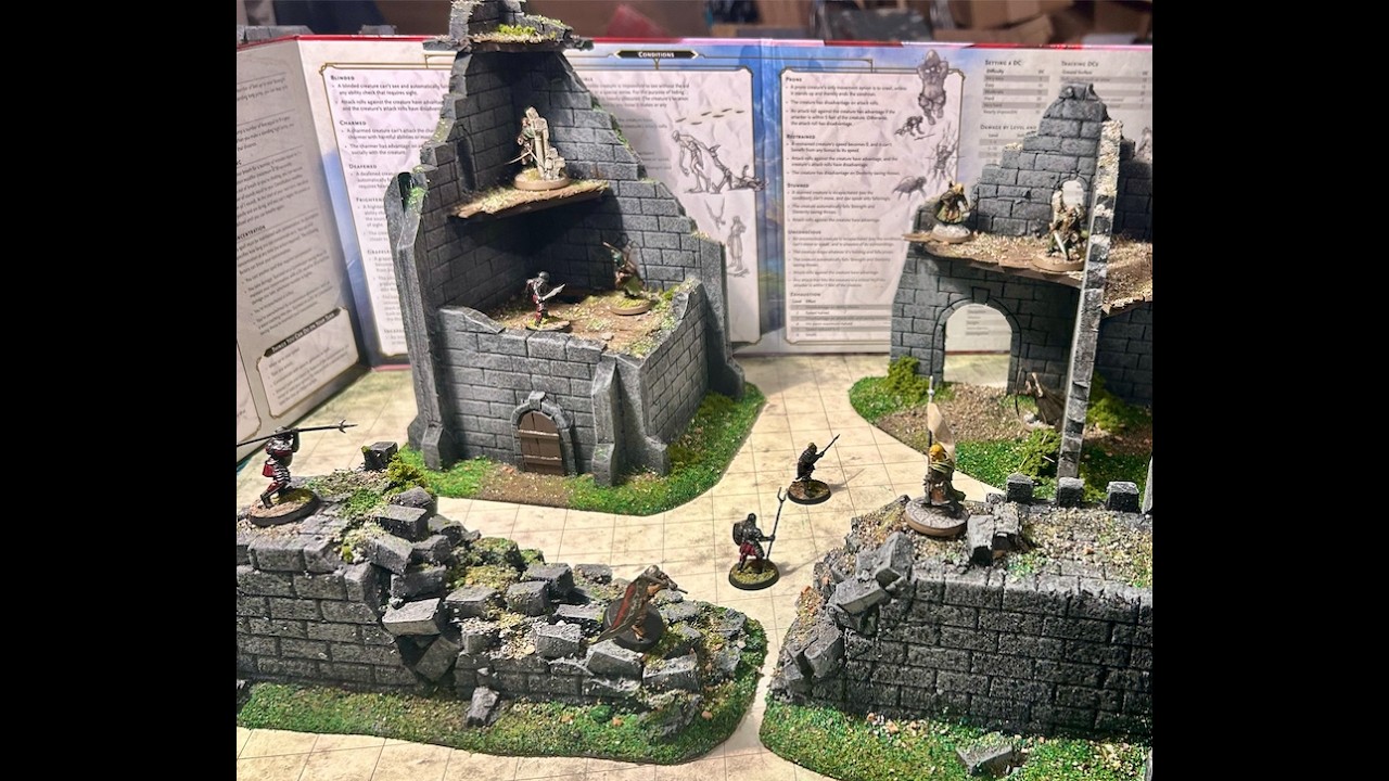 Wargaming Scenery Build- Castle scatter Terrain