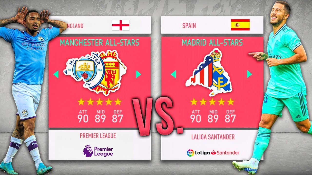 Madrid ALL-STARS vs. Manchester ALL-STARS! - FIFA 20 Career Mode