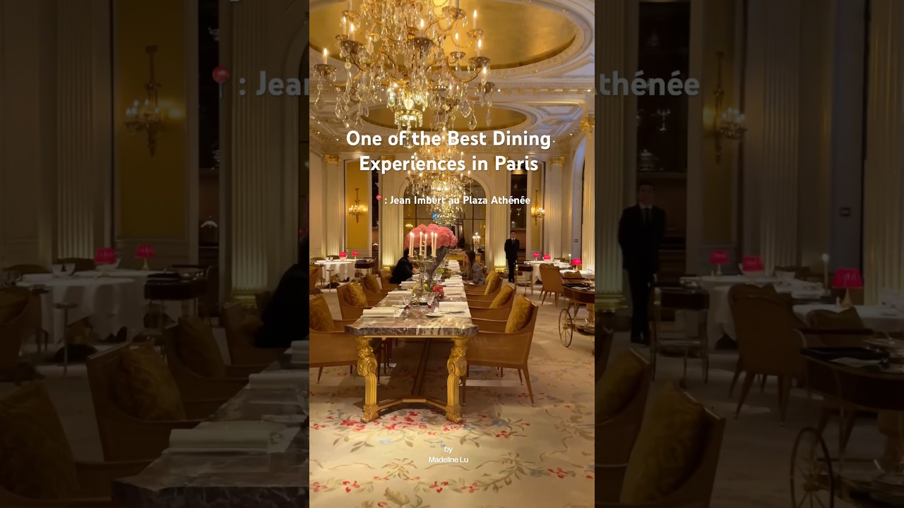 Best dining experiences in Paris. 📍: Jean Imbert au Plaza Ath&eacute;n&eacute;e. #luxurytraveller #luxurytravel