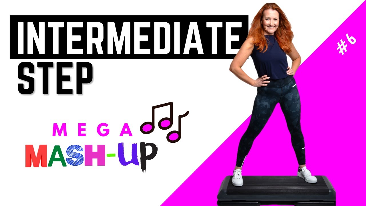 Step Aerobics Workout 🤍Intermediate #6 🤍 Mega Mashup