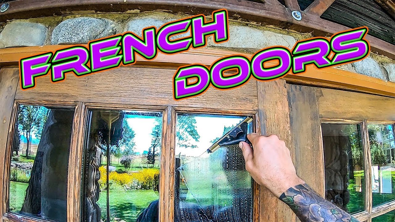 HOW TO CLEAN FRENCH DOORS TRADITIONALLY | WINDOW CLEANING
