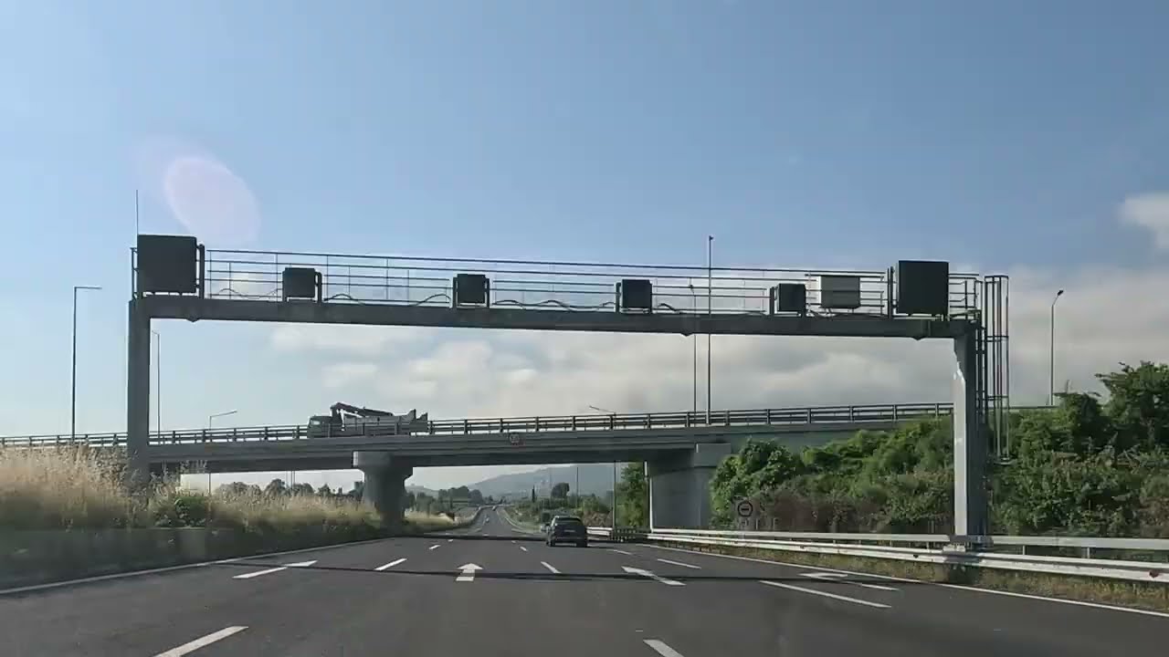 From Pieria to Aspropyrgos and back in 20 minutes